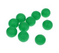 DimyFew 10 Piezas Pelota de Golf Práctica Pelota Entrenamiento Suave Bola Espuma Diseño Flexible Material Poliuretano Adecuada para Entrenamiento Deportes, Verde