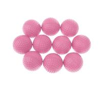 DimyFew 10 Piezas Pelota de Golf Práctica Pelota Entrenamiento Suave Bola Espuma Diseño Flexible Material Poliuretano Adecuada para Entrenamiento Deportes, Rosado