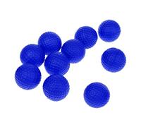 DimyFew 10 Piezas Pelota de Golf Práctica Pelota Entrenamiento Suave Bola Espuma Diseño Flexible Material Poliuretano Adecuada para Entrenamiento Deportes, Azul