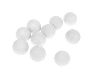 DimyFew 10 Piezas Pelota de Golf Práctica Pelota Entrenamiento Suave Bola Espuma Diseño Flexible Material Poliuretano Adecuada para Entrenamiento Deportes,