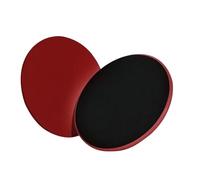 DimyFew 2 Piezas Deslizadores de Ejercicio Discos Deslizantes Abdominales Pilates Portátiles Material Ligero Alfombra Piso Duro para Casa Gimnasio Viaje, Rojo