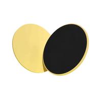 DimyFew 2 Piezas Deslizadores de Ejercicio Discos Deslizantes Abdominales Pilates Portátiles Material Ligero Alfombra Piso Duro para Casa Gimnasio Viaje, Amarillo