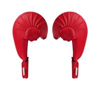 DimyFew 2 Piezas Karate Training Mitts Guantes de Boxeo de Boxeo Fighting Gloves MMA, Rojo, M