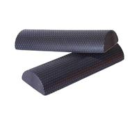 DimyFew 2pcs a Mitad de Del Rodillo de Espuma EVA Massage Massage Massage Herramienta de Fitness de Relajación Muscular de Servicio Pesado Flotando, Negro