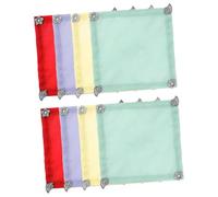 DimyFew 8 Tapas de Cristal Portátiles para Picnics, Restaurantes Y Cenas Al Aire Libre.