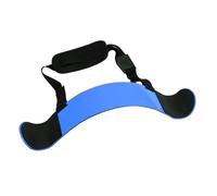 DimyFew Aislador de Bíceps Equipo para con Barra Cinturón de Musculación Soporte para Tríceps Portátil con Correa Totalmente Ajustable Adecuado para, Azul