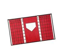 DimyFew Alfombrilla para Bateo de Béisbol con Guía Visual para Stance Material Suave Y Fácil Almacenaje Permite Desarrollo Técnico en Prácticas Adecuada para, Style a