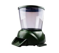DimyFew Alimentador Automático Peces Programable Alimentador con Anillo Alimentación con Pilas Comero para Acuaristas, Estanque, Jardín, Piscicultura