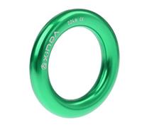 DimyFew Anillo de Rappel con Conector O en Aluminio Magnesio Accesorio para Arborista Escalada Y Salvacuerda Guía Cuerda Y Aporta Suavidad en Descenso Adecuad, Verde