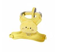 DimyFew Arnés Ligero Transpirable Ajustable Arnés Quick-Put de Malla Suave para Perros Pequeños, Cachorros, Paseo, Exterior, Viaje, Amarillo, Amarillo Pollito, S Recomendado 2-6斤