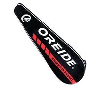 DimyFew Bolsa para Raquetas de Bádminton Portaequipaje para Pickleball Squash y Tenis con Correaje Reforzado Práctica Bandolera Ligera Material PU Adecuada, Rojo