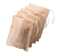 DimyFew Bolsas Desechables Multiusos de Tela No Tejida Enrollable, 100 Unidades, Color natural_7x5cm, tal como se describe