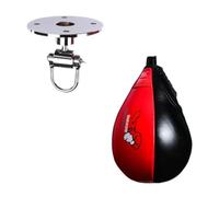 DimyFew Boxing Bolsa de Velocidad Saco de Boxeo Pelota Colgante Material Resistente a Fugas Adecuada para Entrenamiento de Boxeo Rutina Fitness Ej, Rojo Negro