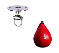 DimyFew Boxing Bolsa de Velocidad Saco de Boxeo Pelota Colgante Material Resistente a Fugas Adecuada para Entrenamiento de Boxeo Rutina Fitness Ej, Rojo