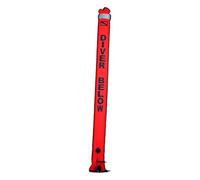 DimyFew Boya de Buceo Tubo Inflable de Señal Flotador para Esnórquel Boya de Inmersión Y Marcador Compacto con Inflado por Válvula Oral Y Conexión Adecua, Naranja