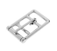 DimyFew Brida Hebilla para Repuesto de Montura Accesorio para Montaje en Acero Inoxidable Hebilla Doble Barra con Rodillo Adecuada para Cabezal Arreos