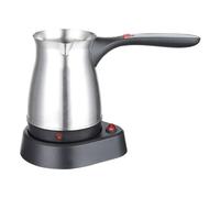 DimyFew Cafetera Eléctrica Turca Jarra para Café Calentador de Leche con Mango Largo Diseño de Acero Inoxidable Función de Hervido Rápido Adecuada para, estilo c, tal como se describe