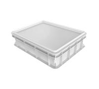 DimyFew Caja para leudar Bandeja para de pizza con tapa Multifunción para panadería Despensa Refrigerador, 30cmx40cmx10cm
