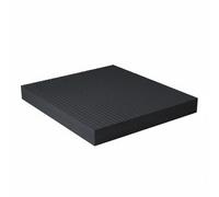 DimyFew Cojín de Cojín Colchoneta Almohadilla Esterilla de Espuma NBR Antideslizante con Amortiguación Resistente y Impermeable Mantenimiento Sencillo, Negro