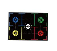 DimyFew Colchoneta de Entrenamiento de Baloncesto, Antideslizante, Portátil, de Goma, para Niños Y Adultos, 94cmx67cm