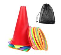 DimyFew Conjunto de Conos Y Aros para Actividades Al Aire Libre