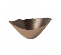 DimyFew Cuenco Decorativo de Servir Centro de Mesa Fuente Redonda Bandeja Baja Pieza de Exhibición para Pequeños y Uso Diario, Pequeño S, Cuenco Profundo Con Borde Roto Importado S