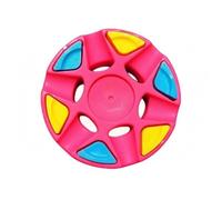 DimyFew Disco de Hockey sobre Patines Puck Bola Entrenamiento Patín Rodillo Bajo Disco Perforado Núcleo Central Poliamida Pase Rápido Adecuado para Prácticas, Rosa