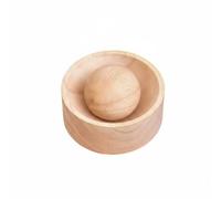 DimyFew Dumpling Maker para Empanadillas Molde para Empanadas Herramienta para Ravioles para Gyozas de Madera Maciza Manual Superficie Lisa, Madera Natural