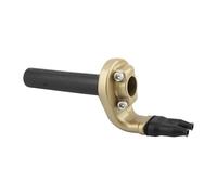 DimyFew Empuñadura del Acelerador de Motocicleta Empuñadura Giratoria del Acelerador Rápido de Motocicleta Mango de Aceleración Construcción de Aluminio Monta, Oro Negro