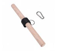 DimyFew Entrenador de Fuerza de Brazos Rodillo de Muñeca Fortalecedor de Antebrazo Barra de Agarre Musculador Estructura Robusta para Elevadas con Correa, 40CM