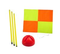 DimyFew Equipo de Entrenamiento de de de Fútbol, Poste de 1.5 m con Base roja.