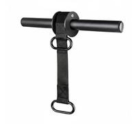 DimyFew Fortalecedor de Antebrazo Barra de Muñeca Rodillo de Muñeca Entrenador de Agarre Ejercitador de Brazo con Montaje para Pesos y Empuñadura Estable Apto, Negro con Hebilla Doble