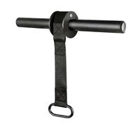 DimyFew Fortalecedor de Antebrazo Barra de Muñeca Rodillo de Muñeca Entrenador de Agarre Ejercitador de Brazo con Montaje para Pesos y Empuñadura Estable Apto, Negro con Hebilla Simple