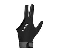 DimyFew Guante de Billar Unisex Guante Universal para Jugadores Guante de Dedos Adaptable a Mano Izquierda O Derecha Guante Deportivo Stick, Gris L