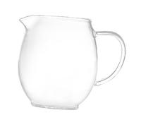 DimyFew Jarra de Leche de Cristal, Diseño Moderno, 400ml 10cmx6cm, Individual