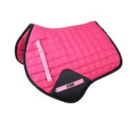 DimyFew Manta para Silla de Montar para Caballos, Absorbente del Sudor, Resistente Al Desgaste, Amortiguadora, Accesorio Deportivo Práctico, Colchoneta de Equ, Rosa