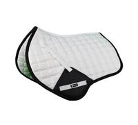 DimyFew Manta para Silla de Montar para Caballos, Absorbente del Sudor, Resistente Al Desgaste, Amortiguadora, Accesorio Deportivo Práctico, Colchoneta de Equ, Blanco