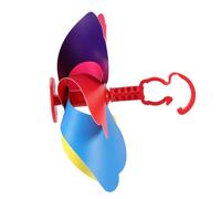 DimyFew Molinillo de Viento Pequeño Giratorio para Manillar de Bicicleta para Niños, Fácil de, Juguete para Patinete, Bonita Decoración para Patinete, Corto Colorido