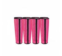 DimyFew Mosquitera Protectora de Pierna para Caballo Botas Antimoscas Fundas Antipicaduras Protectores de Estructura de Malla Fresca con Correas de Gancho y, Rojo Rosado