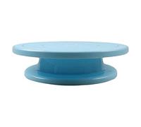 DimyFew Plato Giratorio para Pasteles, Base Redonda Antideslizante para Pasteles, Base Giratoria para Decoración de Pasteles, Mesa de Cocina, Herramienta para, Azul, Individual