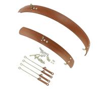 DimyFew Plegable Bike Buguard Delantero Delantero S Guardia de Bicicleta Fácil Instalación Piezas de Ciclismo Protector de Rueda para Ciclis, 16 Pulgadas marrón