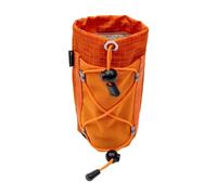 DimyFew Porta Botellas Accesorio para Mochila Bolsa Portabotellas Nylon PVC Resistente y Ligero con Doble Cierre Elástico Adecuado para Senderismo Viajes, Naranja