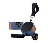 DimyFew Resistance Dispositivo Ajustable Portátil para Fuerza Y Resistencia Equipo Multifuncional con Manija Máquina para Ejercicio Muscular Y Remo Ad, Naranja