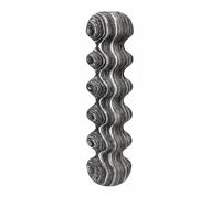 DimyFew Rodillo de Espuma Rodillo de Masaje Masajeador Muscular Cilindro de Masaje Liberación Miofascial Terapia Profunda Superficie Ondulada EVA Estable, Negro+Blanco