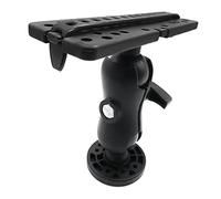 DimyFew Soporte para Buscador de Peces con Montaje Giratorio de Bola y Base de Seguimiento Brazo Adaptador para Placa Transductor GPS, negro2