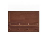 DimyFew Tapa Medidor Luz con Estante Organizador Cubre Medidor Rústico Mueble para Entrada, Nogal - Horizontal, Horizontal