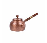 DimyFew Tetera Martillada Pot Cobre Tradicional Retro Estilo Chino Pintada a Mano Mango Antideslizante Recomendada para Colección Hogar Té Capacidad, Cw06c