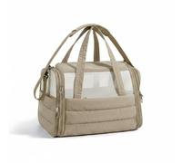 DimyFew tín Plegable Portátil Cuidado Animal Malla Transpirable para Viaje, Caqui