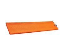 DimyFew Toalla de Golf Plegable Triple, Transpirable Y Cómoda con Clip de Mosquetón, Toalla para Limpiar Palos de Golf, Toalla de Golf para Bolsa de Golf, GIM, Naranja