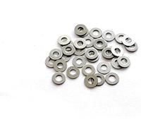 DIN 125 Arandela de titanio M2 M2.5 M3 M4 M5 M6 Arandela plana Ti GR2 Pulido-M3,25Pcs